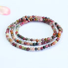 Triple Layer Tourmaline Natural Gemstone Bracelet