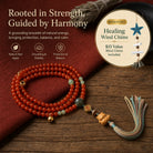 Red Jasper Grounding Wrap Bracelet Root Chakra Stability Harmony Healing Stone Jewelry