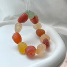 Natural Agate Rough Gemstone Bracelet